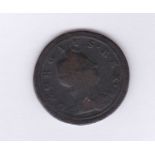 Great Britain-1719-Half penny, Fine