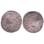 John-Penny of Canterbury -Moneyer Goldwine -about fine, but has small hole