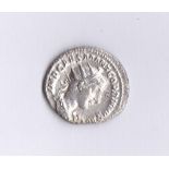 Roman Gordian III-(AD 238-244) silver Denarius, GVF