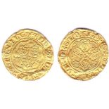 Edward III - Quarter Noble-Rev: Lis in centre annulet before Edward - about very fine on better