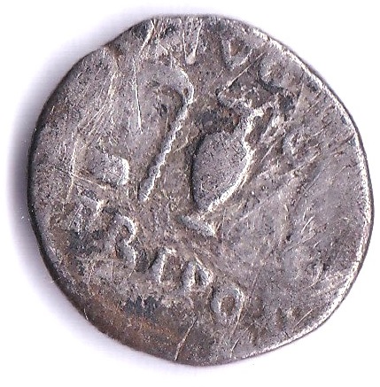 Roman Imperial -Vespasion 69-79 AD AR denarius - Rev: Sacrificial Instruments-Fair to fine - Image 2 of 3