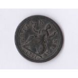 Great Britain 1721-Farthing, stop after date AVF