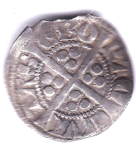 Edward I -Penny York mint-VF, but bent and segment missing. - Image 2 of 3