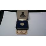 Canada 1976-Montreal Olympic Platinum coin, 7.96 grams, hall marked, London, original box,