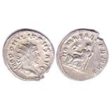 Roman Imperial Philip II -AD2440279 - AR Antoninixnus-Rev; Roma GVF