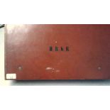 Suitcase-c1940's Brown small suitcase, good condition (H.R.K.R)
