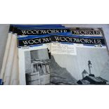 Woodworkers Magazines -1949 to 1955-invaluable guides to making bookcases; Television-Radiogram