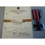 German WWII Iron Cross 2nd Class (Eiserne Kreuz 2. Klasse) makers marked on the suspension ring (4