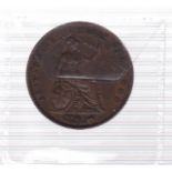Great Britain 1851-Penny, GVF, low mintage