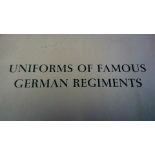 Beautiful Picture book of Uniform of Famous German Regiments (8) full colour - excellent condition