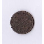 Token (Ireland) Farthing token Cannock White + Co, Dublin Cork, Victoria rev Drapers Dublin/The Post