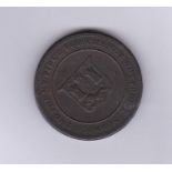 Token (Norfolk) - Norwich two pence token Robert Blake cotton _ Bombazine Man AVF (S 17)