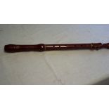 Wooden Bass recorder-Made in Germany, approx 30" Good condition