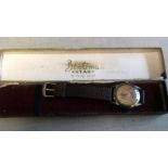 Wrist Watch-Bentima Star 15 jewel hand wind watch C1940's second hand working order boxed