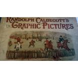 Album - Randolph Caldecott's Graphic Pictures - hardback album - with colour images, little foxing