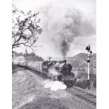 Photograph 10" x 8" - S.V.R. Spring Steam Gala-25/4/82-43106 leaves Bridgenorth with the 17.20 for