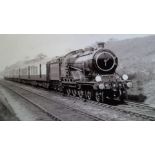 Photograph 10" x 8 black and white B12 4-6o 8552 working the Eastern Bell on Brentwood Bank 1930