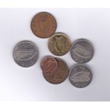 Ireland Coins – High Grade Group (7) Includes penny 1933 aunc traces lustre, 1943 aunc traces lustre