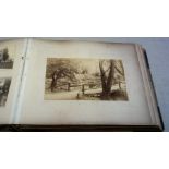 Photographs-1900 dated, album includes New York and other 10" x 6", incl Niagara Falls, some
