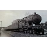 Photograph 10" x 8" black and white D16 4-4-o 8789 later renumbered 62620 under British Railways