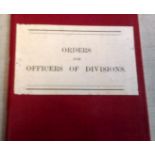 British WWI H.M.S. Nelson 'Orders For The Officers of Divisions' booklet, booksellers advert