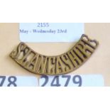 British Shoulder Titles-The South Lancashire Regiment (P.O.W's Volunteers) - S.Lancashire (W1135)