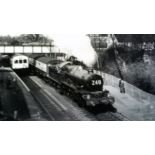 Railway photo's-W.A.Sharman-Great Western Society Special-14/4/84-5051 'Drysyllwyn' Castle' rushes