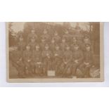 Postcard WWI rare photographic postcard '2nd Corps/ NCO's Signal Instruction photo Stapleton,