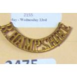 British Shoulder Titles-The Royal Hampshire Regiment - R.Hampshire(1100)