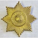 British WWI Irish Guards Valise Badge, (Brass, lugs)