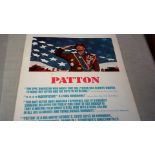 Patton - Vintage Film Poster - 20th Century Fox - An epic Film starring George L Scott-12" x 24"