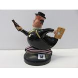 ADVERTISING, Beswick comical Commuter decanter, model no.