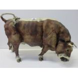 RAKU, an impressive sculpture of grazing Bull,
