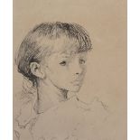George Clausen (1852-1944) British. 'Little Meg', etching, Inscribed in Pencil on Mount, 4" x 3.