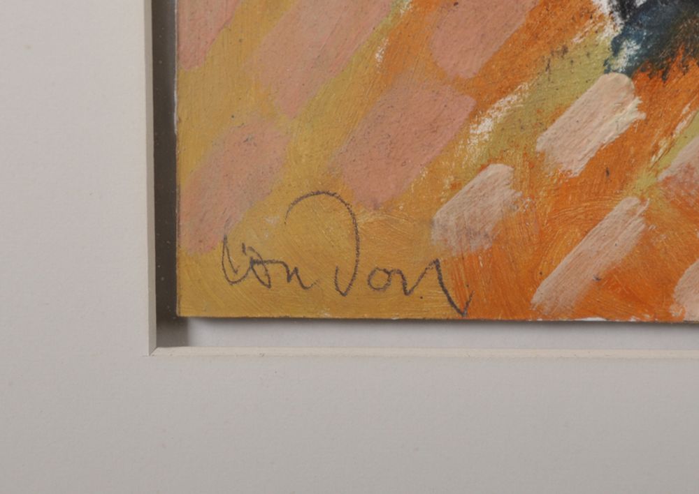 20th Century English School. "London", An Abstract Still Life, Mixed Media, Indistinctly Signed, - Image 3 of 5