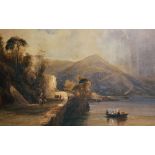 Anthony Vandyke Copley-Fielding (1787-1855) British. A North European Mountainous River Landscape,