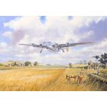 Colin Doggett (1947 ) British. "The Sword and the Ploughshare consolidated B-24J Liberator", (