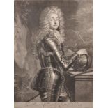 After Godfrey Kneller (1646-1723) British. "The Honourable Collonel Robert Fielding" [sic],
