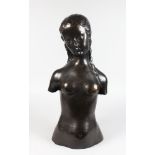AFTER HENRI MATISSE (1869-1954) FRENCH A BRONZE FEMALE TORSO, signed MATISSE, with foundry stamp.