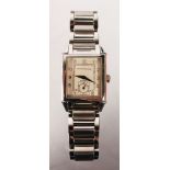 A GENTLEMAN'S STEEL GIRARD-PERREGAUX WRISTWATCH, as new, never worn.