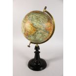 NUEVA ESFERA TERRESTRIAL GLOBE on stand.