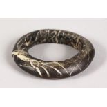 A ROMAN MARBLE BANGLE.