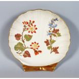 A ROYAL WORCESTER SHELL SHAPED DISH 6in wide