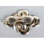 A GERMAN SILVER BROOCH BY ROSS E