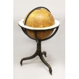 A 19TH CENTURY CARY'S CELESTIAL GLOBE ON STAND, for restoration. Globe: 20ins diameter.