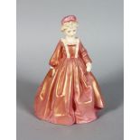 A ROYAL WORCESTER PORCELAIN FIGURE, "GRANDMOTHER'S DRESS" NOi 3081, modelled by FG DOUGHTY 6.5in