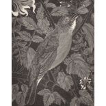 Eric Fitch Daglish (1894-?) British. "The Nightingale", Woodcut Print, 6.5" x 5", with ten others by