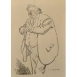 David Alexander Cecil Low (1891-1963) New Zealander. Portrait of Sir Winston Churchill, Print, 10.