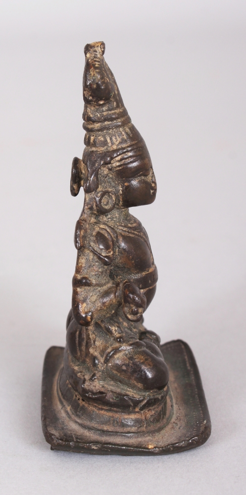 A Bronze Fragmentary Shrine Depicting Aiyannar, Kerala, South West India, 15th/16th century, - Image 2 of 9