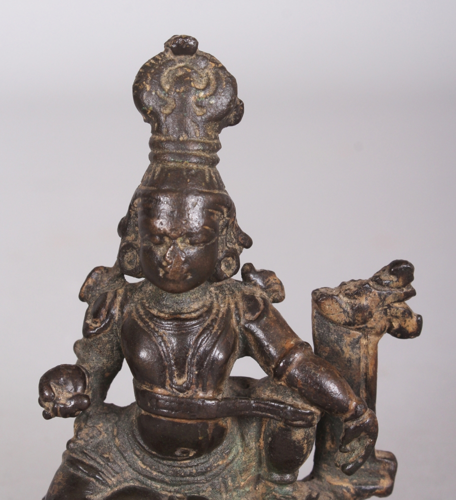 A Bronze Fragmentary Shrine Depicting Aiyannar, Kerala, South West India, 15th/16th century, - Image 5 of 9